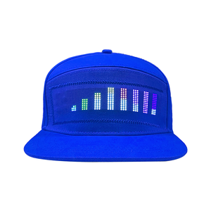Custom Flashing Glowing Baseball Cap LED Display Message DIY Messages Display Cap for Halloween Party Light up - Product Image 1