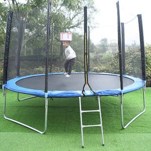 Trampolín al aire libre <span class=keywords><strong>8FT</strong></span> 10FT 12FT 14FT 16FT gimnasia Fitness grandes trampolines para adultos fabricantes profesionales - Product Image 2