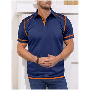 Men's for Shirts Short Sleeve Casual Golf Moisture Wicking Performance Knitted Print Sporty - Product Image 1