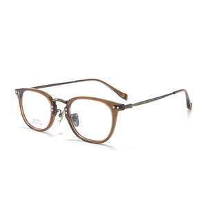 Nhà Máy Bán Buôn Sang Trọng Titan Quang Học Khung Kính Mắt Chất Lượng Cao Đầy Đủ Khung Kính Phụ Nữ Titan Kính Khung - Product Image 3