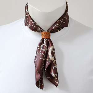 Sciarpa da uomo in raso di seta lucido, foulard di design con motivo Paisley, bandana da collo in raso di seta, bandane personalizzate per capelli e testa - Product Image 5