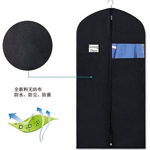 <b>Garment</b> <b>Bag</b> Covers Hanging Suit <b>Bag</b> Covers Full Zipper Washable Suit Cover With Clear Window Clothes <b>Travel</b> <b>Bags</b> for Dresses - Product Image 3