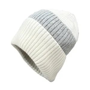 8色冬季保暖针织安哥拉兔毛豆豆骷髅滑雪帽日用保暖帽色块针织运动滑雪豆豆帽