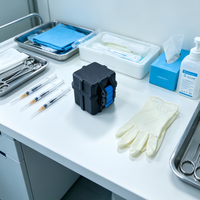 3ml 4-Fächer OEM Kundenspezifische Peptid-Fläschchenbox Großhandel Plastik-Peptidbox Fläschchenhalter für Körperpflege Einzelhandelsverpackung