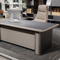 Nouvel organisateur de direction en bois en forme de L, bureau de bureau, grand directeur général, patron, Table de bureau, Design de luxe