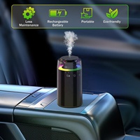 Diffuseur d'arômes intelligent électrique USB portable, mini purificateur de parfum en plastique pour la maison et la voiture, huile essentielle sans eau, batterie rechargeable
