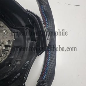 Nuevo Volante Deportivo M de Fibra de Carbono y Cuero para BMW E90, Material de Cuero de Alta Calidad - Product Image 5