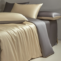 Ensemble de housse de couette personnalisée OEM ODM imperméable, tissée, écologique, 4 pièces, qualité hôtelière, taies d'oreiller King
