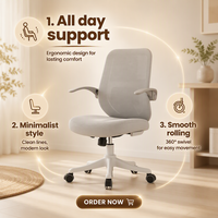 Chaise d'étude et de travail en mesh pour adolescents, collégiens et lycéens - Design ergonomique, réglable en hauteur, chaise de bureau à domicile