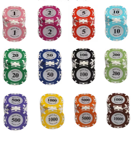 Jeu de jetons de <span class=keywords><strong>Poker</strong></span> en argile de <span class=keywords><strong>Casino</strong></span>, couronne, jeu de jetons de LAS VEGAS, couronne, ensemble National, jetons de <span class=keywords><strong>Poker</strong></span> en céramique avec boîtier en aluminium - Product Image 3