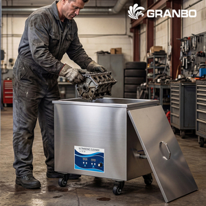 Nouveau Nettoyeur à Ultrasons Industriel Granbo 120 KHz Grande Capacité 40L/50L/60L/100L <span class=keywords><strong>Appareil</strong></span> <span class=keywords><strong>de</strong></span> <span class=keywords><strong>Nettoyage</strong></span> Électrique à Ultrasons - Product Image 1