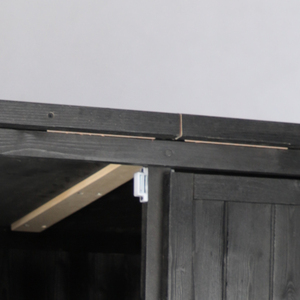 Paquet <span class=keywords><strong>plat</strong></span> verrouillable petit balcon en <span class=keywords><strong>bois</strong></span> de cèdre imperméable à l'eau arrière-cour patio <span class=keywords><strong>abri</strong></span> à outils de <span class=keywords><strong>jardin</strong></span> armoire de rangement extérieure - Product Image 4