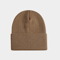 Topi Termal Sehari-hari untuk Iklim Dingin Desain Berbahan Akrilik Tahan Lama dan Berusuk Elastis Unisex