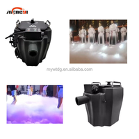 Machine à Brouillard Professionnelle pour Scène 3500W 6000W à Glace Sèche, Effet Puissant de Brouillard au Sol avec Sortie et Base
