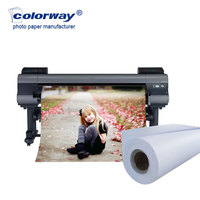 Fournisseur de papier photo mat pour imprimante jet d'encre Novajet 128 g/m², papier photo mat grand format en rouleau pour le marché indien et du Moyen-Orient