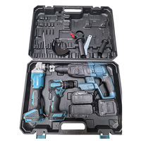 Perceuse sans fil 21V de haute qualité, kit d'outils électriques, tournevis, multi-outils, batterie au lithium personnalisable OEM