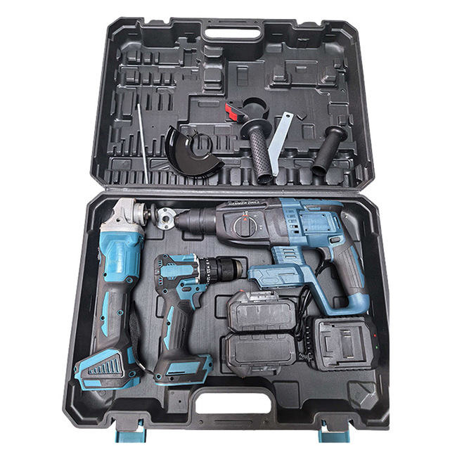 High Quality 21V Brushless Cordless Drill Electrical Tool Kit Screwdrivers Multi-Tools OEM Customizable Lithium Battery Tool