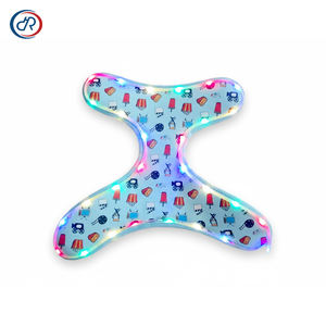 Harnais pour chien LED rechargeable OKKPETS Harnais pour chien lumineux à motif de logo personnalisé étanche pour la marche de nuit - Product Image 1