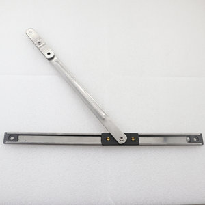 Support <span class=keywords><strong>de</strong></span> fenêtre à friction avec 2 barres <span class=keywords><strong>de</strong></span> retenue, glissière en plastique et 4 vis en acier inoxydable, rainure carrée <span class=keywords><strong>de</strong></span> 18 mm, support <span class=keywords><strong>de</strong></span> friction en fer - Product Image 2