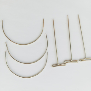 Toptan C tarzı T tarzı dokuma iğne saç ekleme atkı örgü tipi kavisli iplik dikiş Salon araçları - Product Image 6
