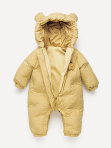 New Baby Down <strong>Jacket</strong> <strong>Jumpsuit</strong> for Boys and Girls Spring 2025 1-3 Years Zipper Closure Climbing &amp; Ski Outwear - Product Image 5