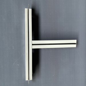 Accessori per controsoffitti sospesi/barra per piani in <span class=keywords><strong>acciaio</strong></span> soffitto decorativo a griglia in metallo tipo T, sistema di sospensione a soffitto con griglia a T - Product Image 5