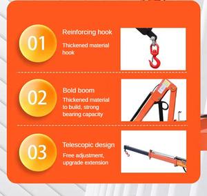 1-2 טון הידראולי ויקן חשמלי 48v כבל סוג חדש הרמת מנוף - Product Image 4