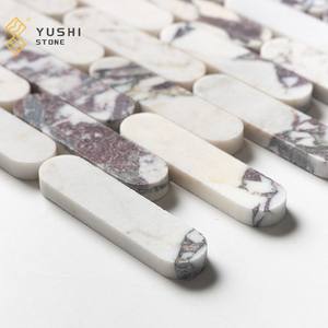Mosaïque de marbre Calacatta Viola moderne YUSHI pour la décoration intérieure des sols et des murs - Product Image 2
