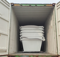 Fabricants professionnels 2-18 verges Skip Bin Poubelles Conteneur de déchets Benne à ordures en métal Skip Bin Container