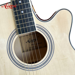 Aiersi Marka Toptan Fiyatı <span class=keywords><strong>40</strong></span> İnç Cutaway Şekilli Parlak Boyalı Elektro Akustik Gitar - Product Image 2