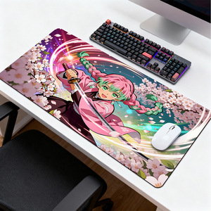 ซานซิง อะนิเมะแผ่นรองเมาส์ 900x300x4 มม. แผ่นรองโต๊ะเล่นเกมรูปสี่เหลี่ยมผืนผ้ากันลื่นอุปกรณ์เสริมคอมพิวเตอร์สำนักงาน - Product Image 1