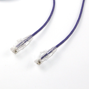 สายแพทช์อีเธอร์เน็ต Cat6a UTP แบบบางพิเศษ XXD <span class=keywords><strong>Pass</strong></span> test รุ่น Slim Thin Cat6 พร้อมหัวต่อ RJ45 ขนาด 28awg 8 แกน - Product Image 5