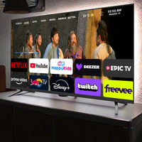 Téléviseur LED intelligent HD 22 pouces en promotion, 12 V CC avec lecteur DVD et interface LAN pour hôtels