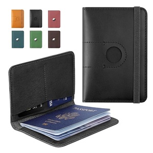 Tarjetero de Cuero Genuino de Alta Calidad para Hombre y Mujer, Porta Pasaportes, Tarjetero de Diseño - Product Image 3