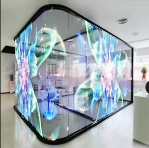 P6.5 New Design Indoor Transparent LED Film <b>Screen</b> Indoor Full Color Advertising Rental Curved Digital Flexible Led display - Product Image 6
