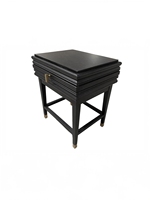 Table de chevet MGR-405 Queen, mobilier d'hôtel haut de gamme, mobilier personnalisé pour chambre d'hôtel, fabricant de meubles pour l'hôtellerie
