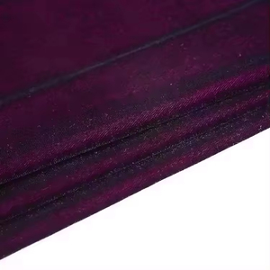Tissu en micro-velours 100 % polyester, teint uni, tissé en <span class=keywords><strong>soie</strong></span>, couleur personnalisée, prix abordable, pour robes tendance - Product Image 6