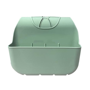 Organizzatore Flessibile in <span class=keywords><strong>Silicone</strong></span> per Lavello con Doppio Porta Spugne e Fori di Drenaggio, Antiscivolo, per Sapone - Product Image 6