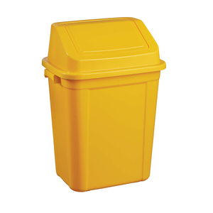 Cubo de basura de plástico con tapa abatible para el hogar de 30L, cubo de basura de <span class=keywords><strong>PP</strong></span> de 30 litros con tapa para almacenamiento de cocina - Product Image 2
