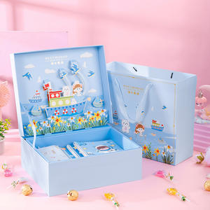 Vente en gros Boîte cadeau d'exploration pop-up 3D thème astronaute Catsle <span class=keywords><strong>rose</strong></span> pour filles anniversaire Chaussettes imprimées pour garçons - Product Image 3