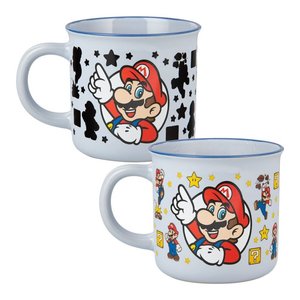 Taza de Cerámica Super Mario de 350 ml con Diseño de Estrellas que Cambian de Color con el Calor - Product Image 1