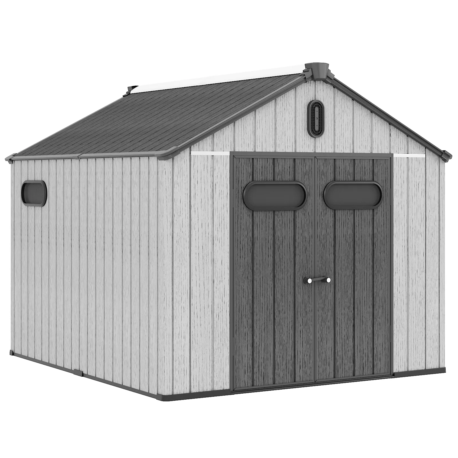 wholesale New Model Anti UV resin Plastic Garden Shed popular China Custom Outdoor Storage Shed