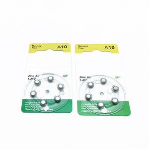 A10 ZA10 जिंक एयर बैटरी आकार 10 /PR70 (6 डायल पैक) हियरिंग एड की बैटरी - Product Image 3