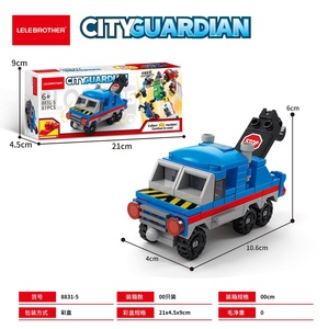 Robot déformé Lele Brother 6 1 503 pièces jouet de Construction blocs de construction ville voiture briques <span class=keywords><strong>Ambulance</strong></span> modèle cadeau éducatif pour - Product Image 6