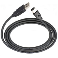 Câble adaptateur Firewire IEEE 1394 6 broches mâle vers USB 2.0 a mâle pour la transmission vidéo et audio haute définition