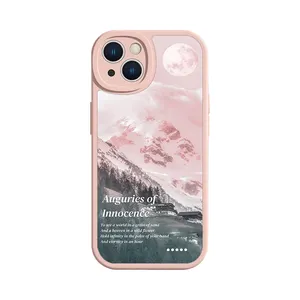 Suitable for Snowy Mountain Town 13 Phone Case Phone 12 Soft Case 11 Hua Business Precision Hole 15 Anti drop