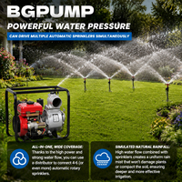 Pompe à moteur diesel de petite taille pour l'approvisionnement en eau agricole