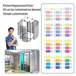 Cabina <span class=keywords><strong>de</strong></span> Baño Moderna y Ecológica con Marco <span class=keywords><strong>de</strong></span> Aluminio para Villa, para Exteriores, Hogar, Trabajo, Hotel, Almacén, Sala <span class=keywords><strong>de</strong></span> Estar, Dormitorio, Baño - Product Image 5