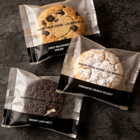 Emballage alimentaire pour bébé, biscuits, en plastique laminé de qualité alimentaire, transparent, petit format, avec impression personnalisée, scellable à la chaleur, respectueux de l'environnement