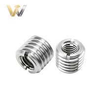 Custom Stainless Steel Inch Thread Inserts ISO Standard Inside and Outside Threaded Bushing Screw Fully Threaded Right Hand